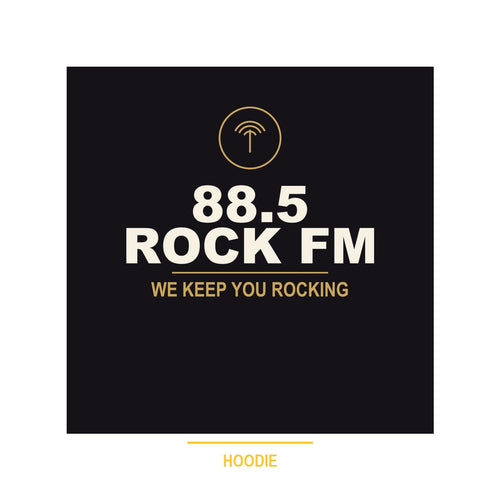 88.5 Rock FM Hoodie — Purple, Personalised