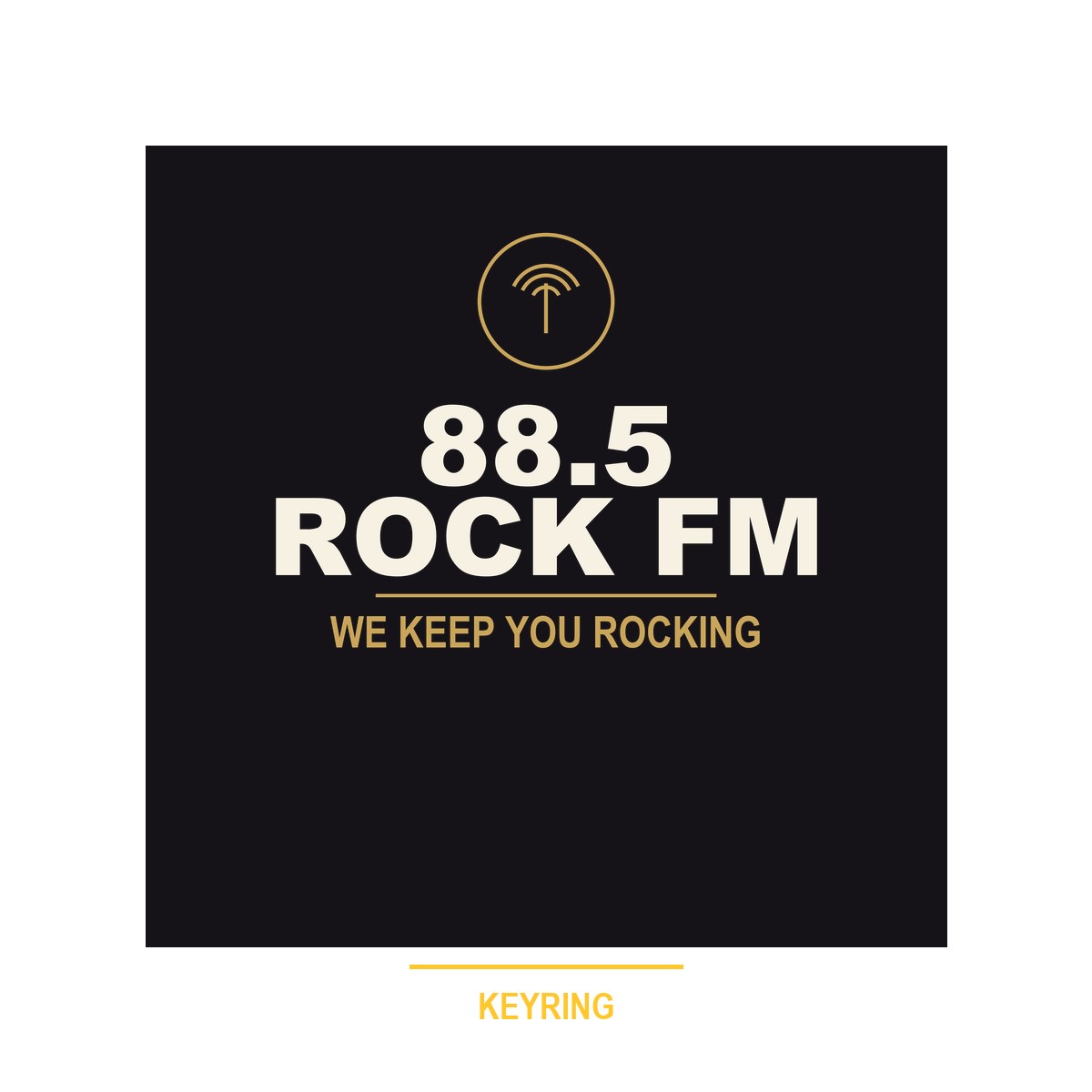 88.5 Rock FM Keyring