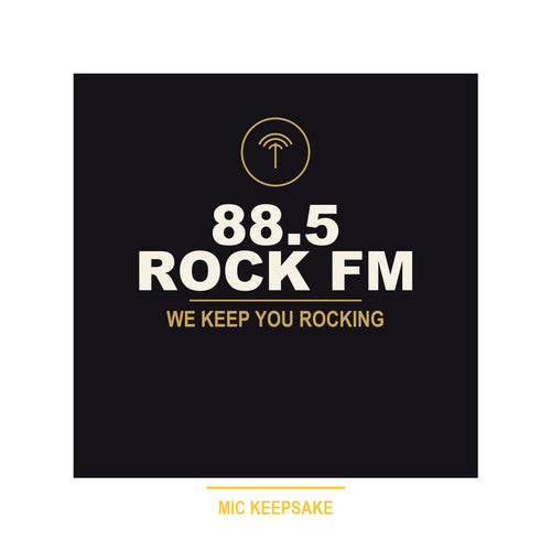 88.5 Rock FM Mic Keepsake