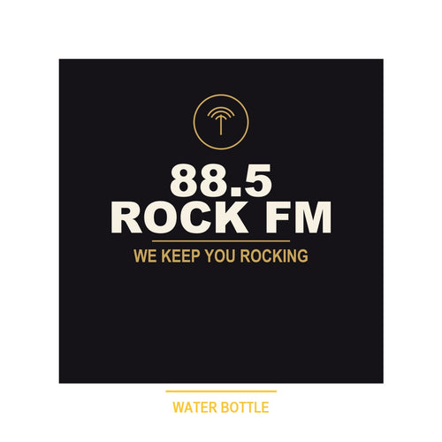 88.5 Rock FM Water Bottle