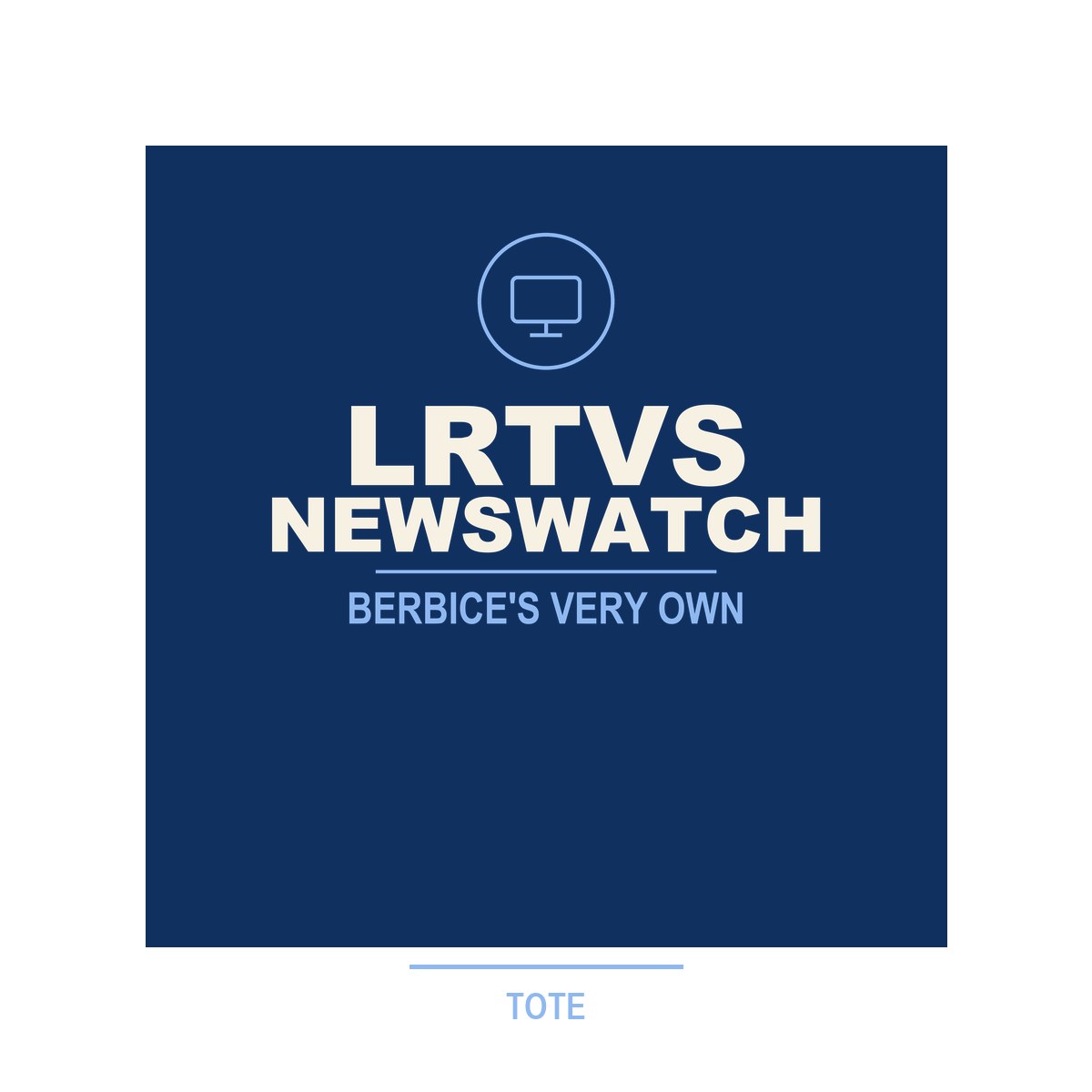 LRTVS NewsWatch Tote
