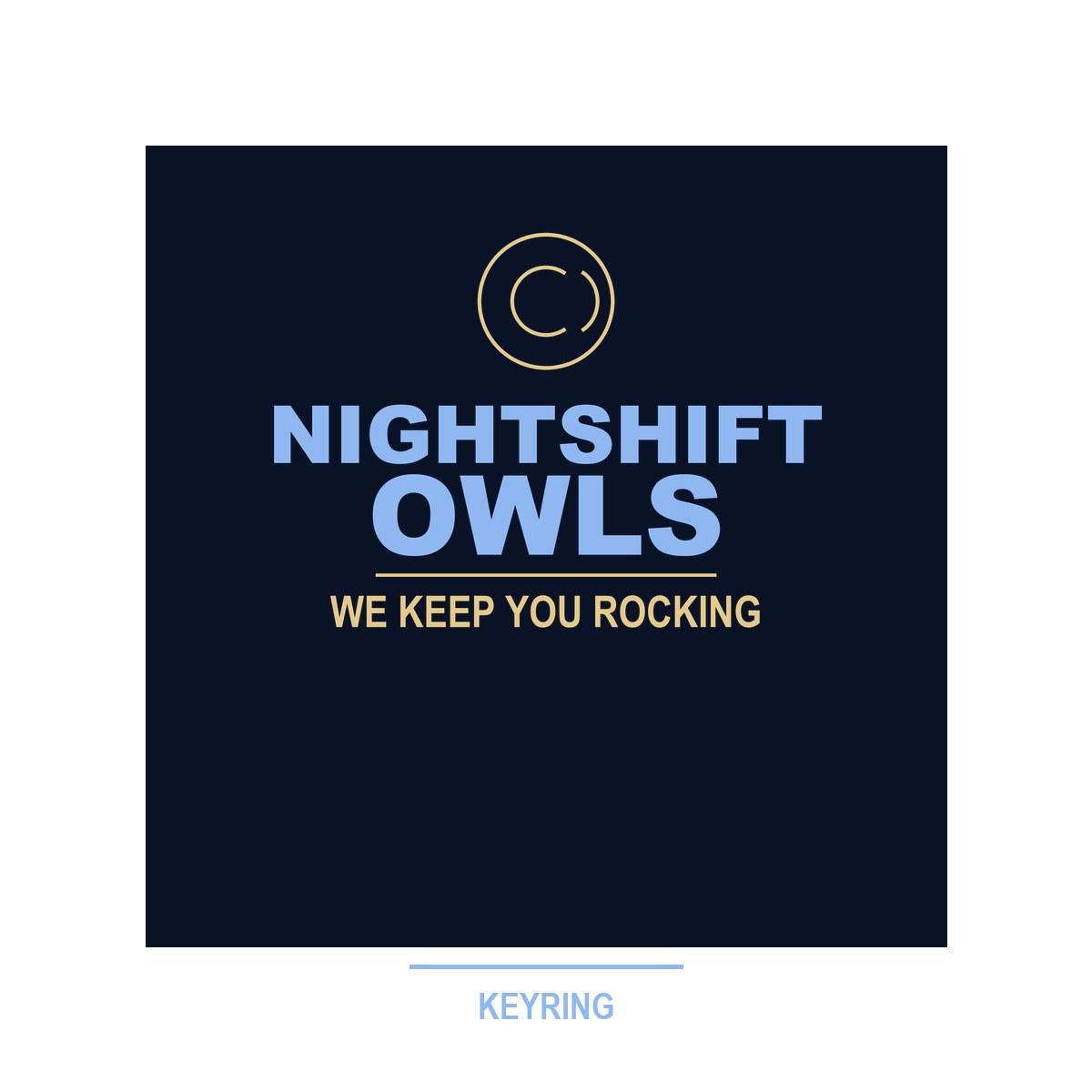 Nightshift Owls Keyring
