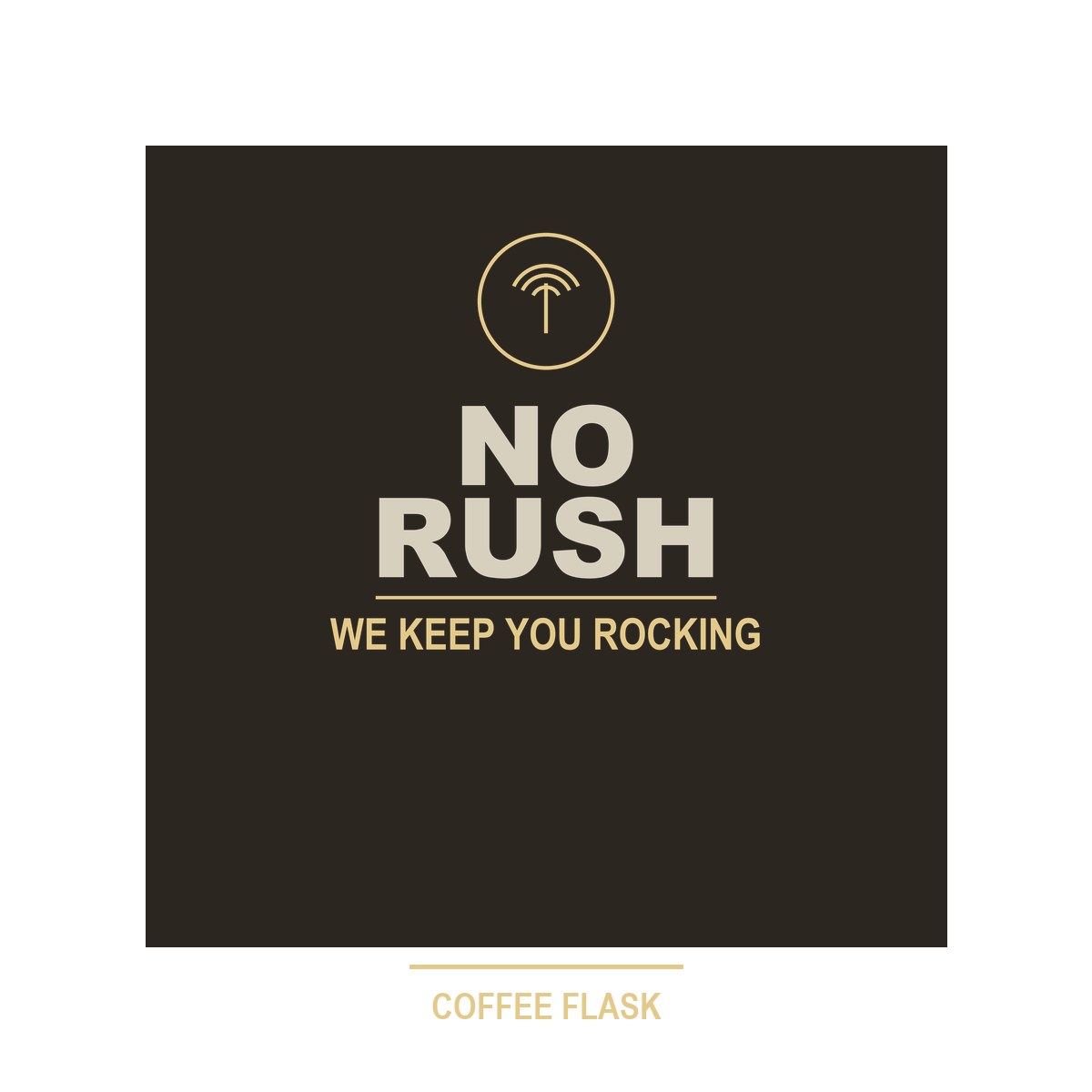 No Rush Coffee Flask