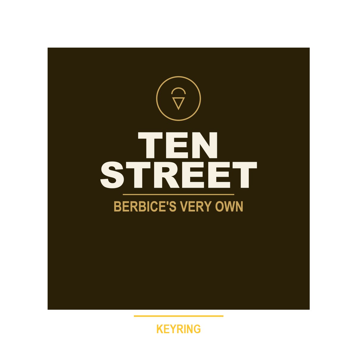 Ten Street Keyring